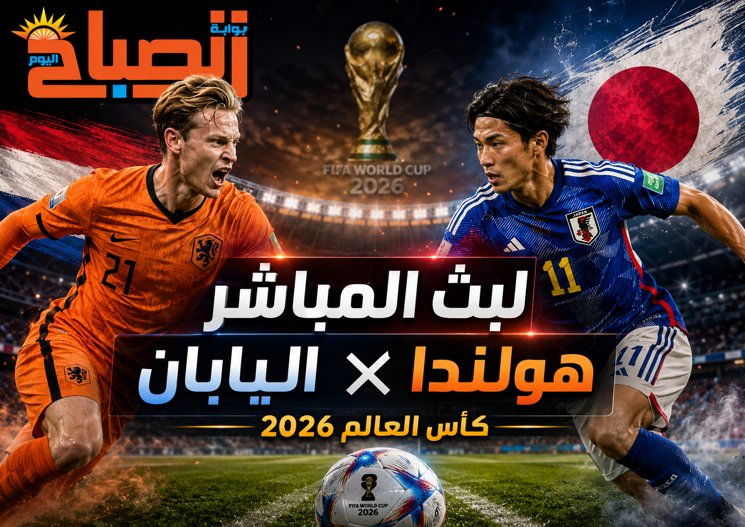 بث المباشر هولندا واليابان في كأس العالم.. صدام أوروبي آسيوي لا يقبل الهدوء